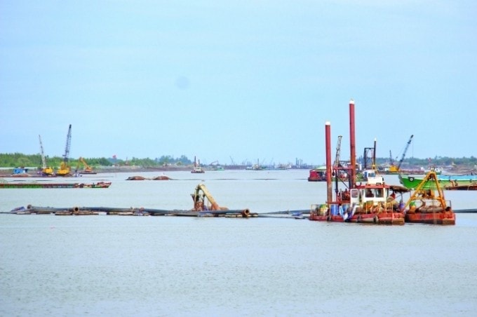 Luồng tàu biển vào sông Hậu
