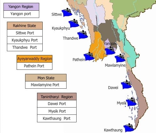 Myanmar cũng có nhiều tiềm năng trong phát triển logistics.