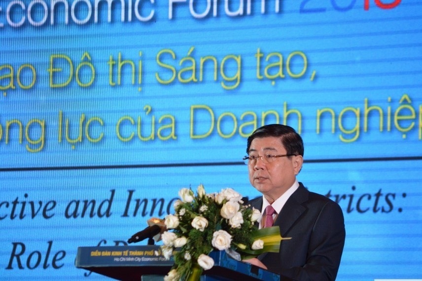 Chủ tịch UBND TP. Hồ Chí Minh Nguyễn Thành Phong phát biểu Khai mạc sự kiện