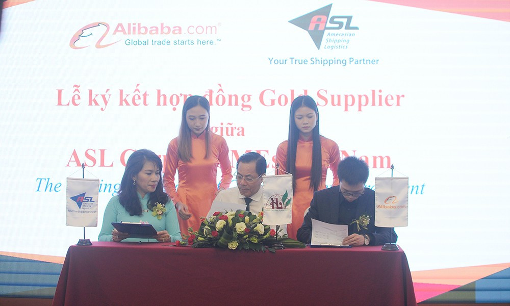 Ký kết hợp đồng Gold Supplier giữa SMEs Việt Nam và Alibaba.com