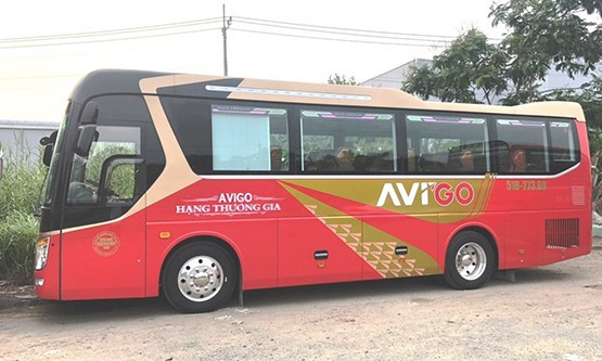 Chiếc xe AVIGO được đầu tư để phục vụ hành khách từ sân bay Tân Sơn Nhất đi TP Vũng Tàu