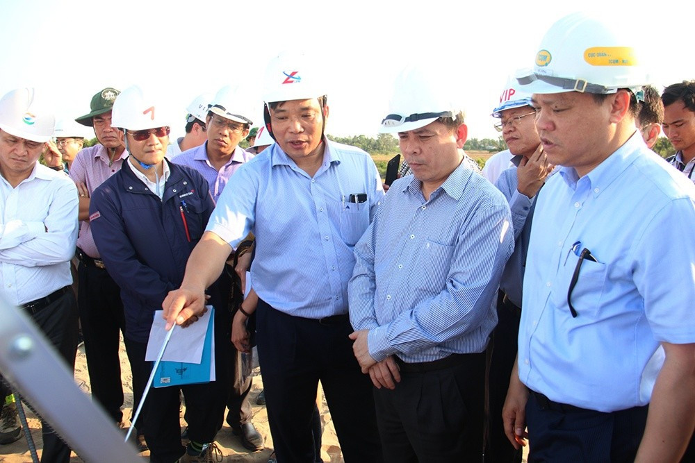 Bộ trưởng Nguyễn Văn Thể kiểm tra tiến độ tuyến Lộ Tẻ - Rạch Sỏi