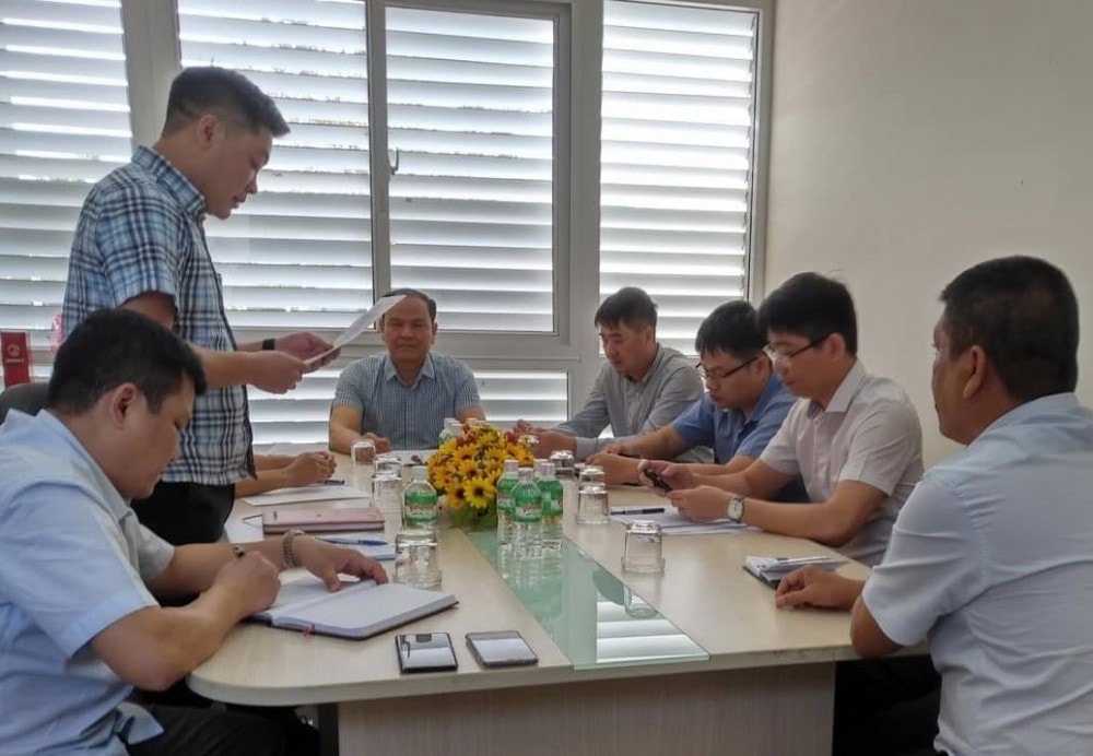 Đoàn liên ngành làm việc với trạm thu phí BOT Ninh Lộc trong ngày 20/3