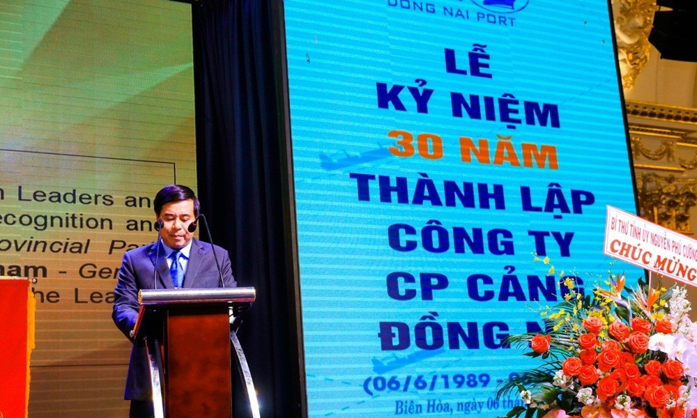 Ông Trần Thanh Hải, Chủ tịch HĐQT PDN phát biểu tại lễ kỷ niệm