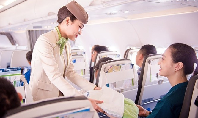 Các chuyến bay Fly Green của Bamboo Airways thay thế sản phẩm nhựa dùng một lần bằng các vật liệu có thể tái chế hoặc tự phân hủy
