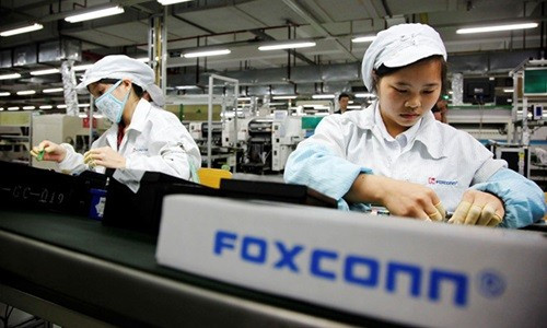Foxconn, nhà cung cấp linh kiện cho tập đoàn Apple đã mở dây chuyền sản xuất tại Việt Nam
