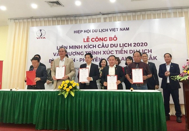 Công bố Liên minh kích cầu du lịch Việt Nam. Ảnh: VGP/Nhật Nam