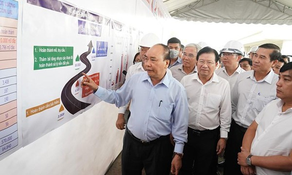 Thủ tướng Nguyễn Xuân Phúc chỉ đạo các bên liên quan phải xử lý tốt vấn đề nguồn vốn cho dự án theo đúng quy định