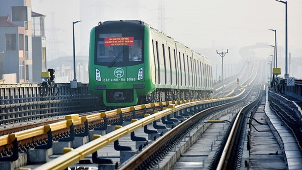 Dự án đường sắt Cát Linh - Hà Đông đi trên cao với chiều dài hơn 13km và 12 nhà ga