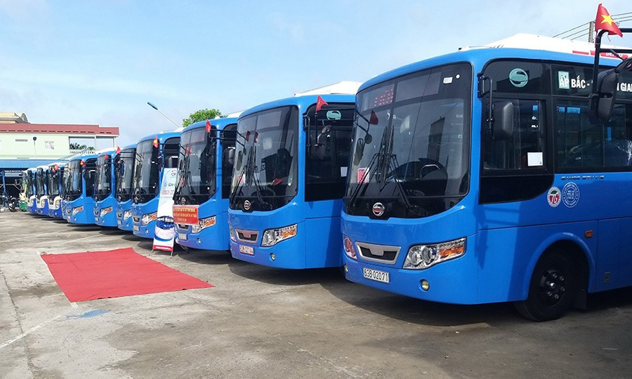 Hơn 87 đầu xe của Công ty CP Vận tải ô tô Tiền Giang ngừng hoạt động để phòng, chống dịch bệnh COVID-19
