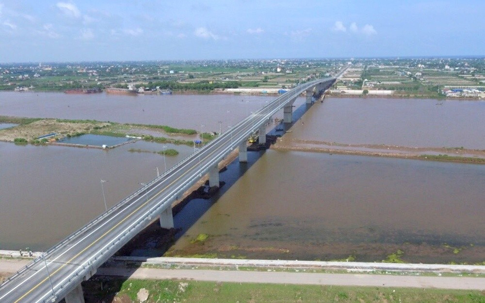 Cầu Thịnh Long đã hoàn thành thi công trong tháng 4/2020