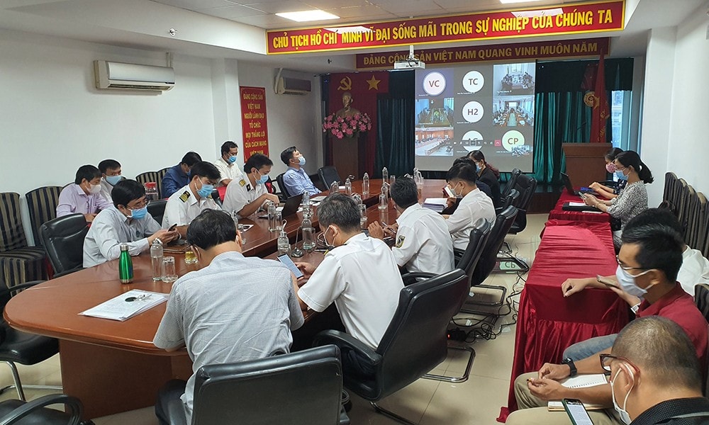 Hội thảo “Hiệp định Thương mại tự do (EVFTA): Cơ hội và thách thức đối với ngành hàng hải tại tòa nhà Cảng vụ TP. HCM (đầu cầu TP. HCM)