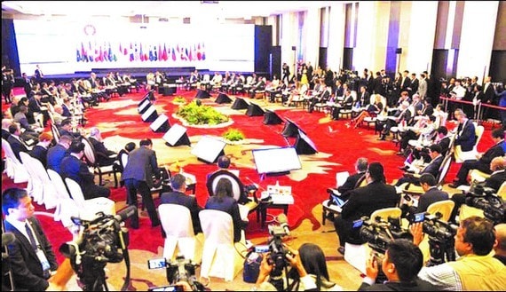 Một cuộc họp của ARF năm 2019 tại Bangkok, Thái Lan - Ảnh: Kyodo