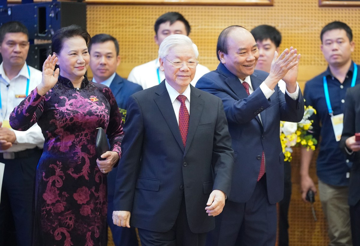 Các lãnh đạo cấp cao của Việt Nam tham dự Hội nghị - Ảnh VGP