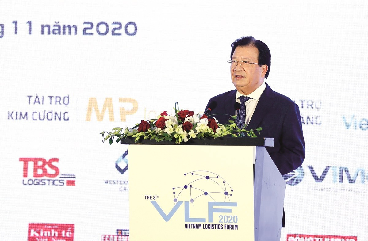 Phó Thủ tướng Trịnh Đình Dũng phát biểu chỉ đạo tại Diễn đàn Logistics Việt Nam 2020