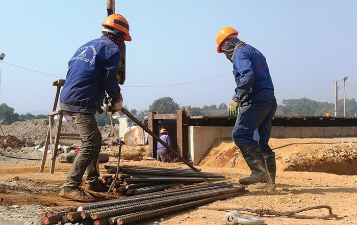 Các nhà thầu đang khẩn trương thi công gói thầu XL11, cao tốc Mai Sơn - QL45 ngay sau kỳ nghỉ Tết Tân Sửu