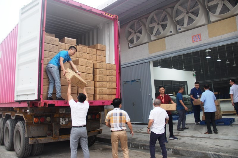 Xuất khẩu lô hàng may mặc 1 triệu sản phẩm đầu tiên của nhà máy may An Hưng 