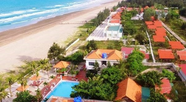 Khu Resoet Ruby Star Beach Quỳnh đang được xem là điểm sáng du lịch xứ Nghệ (Ảnh: Beach Quỳnh Resort)
