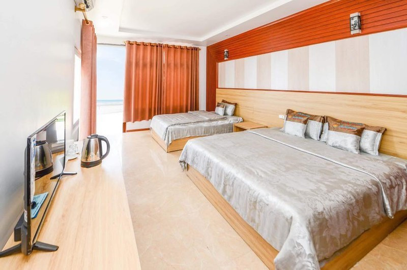 Resort có nhiều loại phòng giá cả phù hợp với nhu cầu của các đoàn khách (Ảnh: Beach Quỳnh Resort)