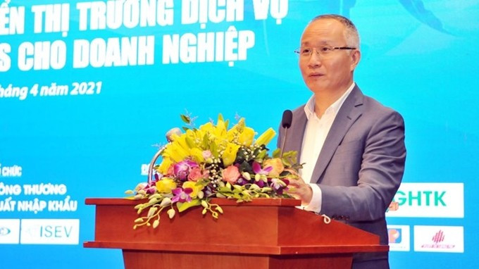 Thứ trưởng Bộ Công Thương Trần Quốc Khánh phát biểu tại Hội thảo