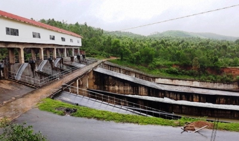 Một công trình thủy lợi tại Nghệ An (Ảnh: Hồ Long)