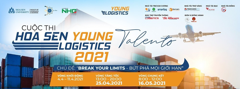 Cuộc thi Hoa Sen young logistics talents 2021 có chủ đề: break your limits - bứt phá mọi giới hạn 