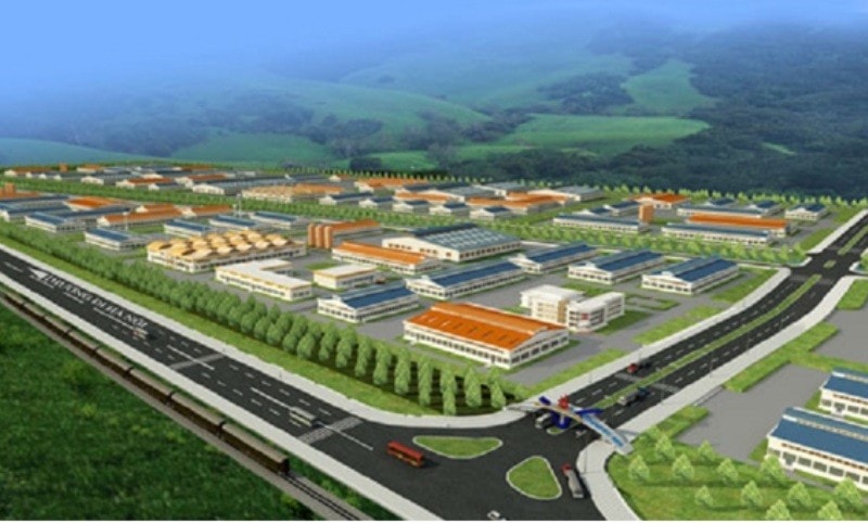 Phối cảnh Khu CN Thọ Lộc, Diễn Lộc, Diễn Thọ, huyện Diễn Châu (Nghệ An) - Ảnh: Duy Ngợi