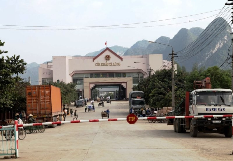 Một góc Khu kinh tế Cửa khẩu Tà Lùng (tỉnh Cao Bằng) - Ảnh: Hà Quảng