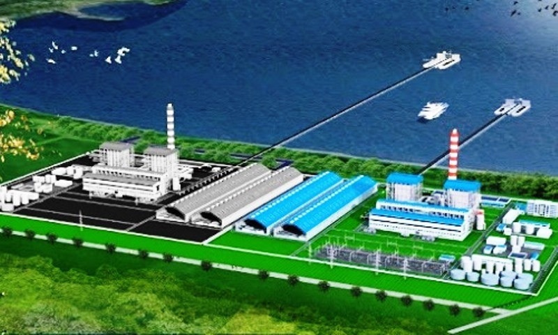 Phối cảnh Dự án nhà máy nhiệt điện Vũng Áng 2 (ảnh minh họa)