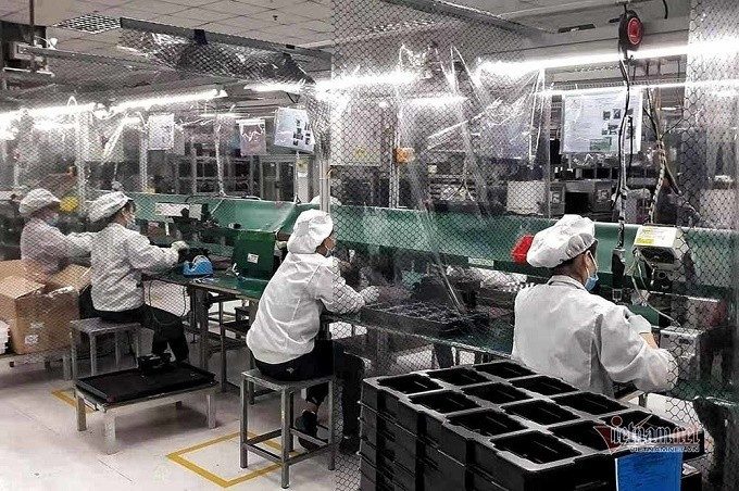 Sản xuất công nghiệp tại Bắc Giang đảm bảo an toàn phòng chống dịch COVID-19 tại khu công nghiệp 