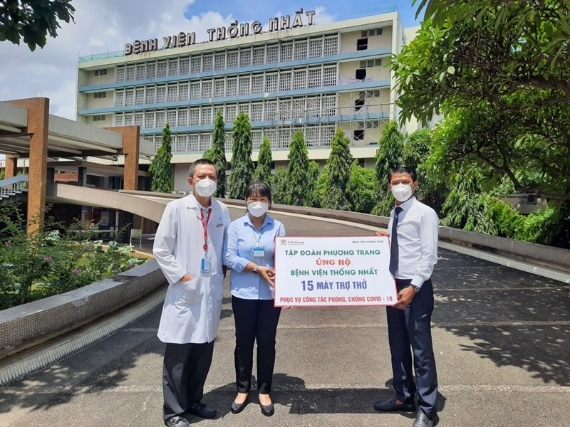 Phương Trang hỗ trợ 15 máy trợ thở HFNC cho Bệnh viện Thống nhất TP. HCM