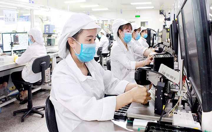 Công ty TNHH Jahwa Vina (Khu công nghiệp Khai Quang, Vĩnh Phúc) bảo đảm việc làm cho hàng nghìn lao động