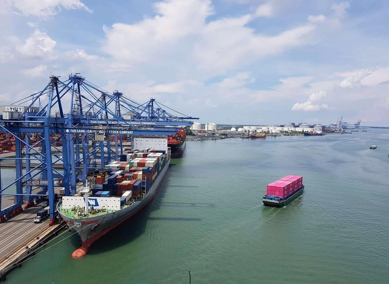  Toàn cảnh dự án logistics Cái Mép Hạ nhìn từ cảng TCIT