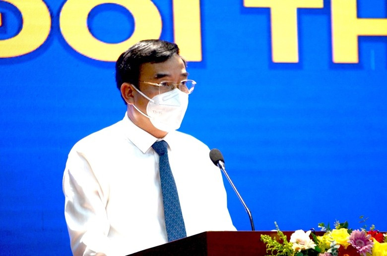 Chủ tịch UBND TP Đà Nẵng Lê Trung Chinh phát biểu khai mạc Hội nghị. 
