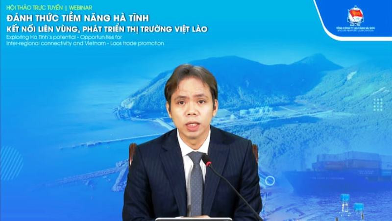 Ông Trương Tấn Lộc, Giám đốc Marketing Tân Cảng Sài Gòn đề xuất nhiều giải pháp phát triển logistics tại Vũng Áng