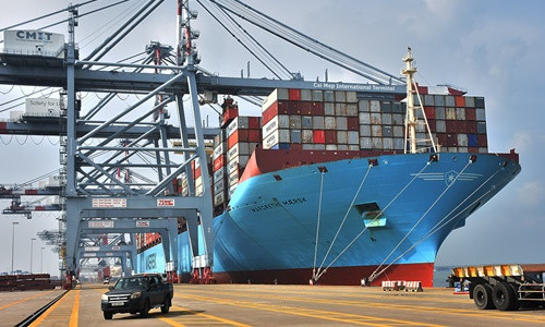 Cảng quốc tế Cái Mép (CMIT) đón tàu Margrethe Maersk