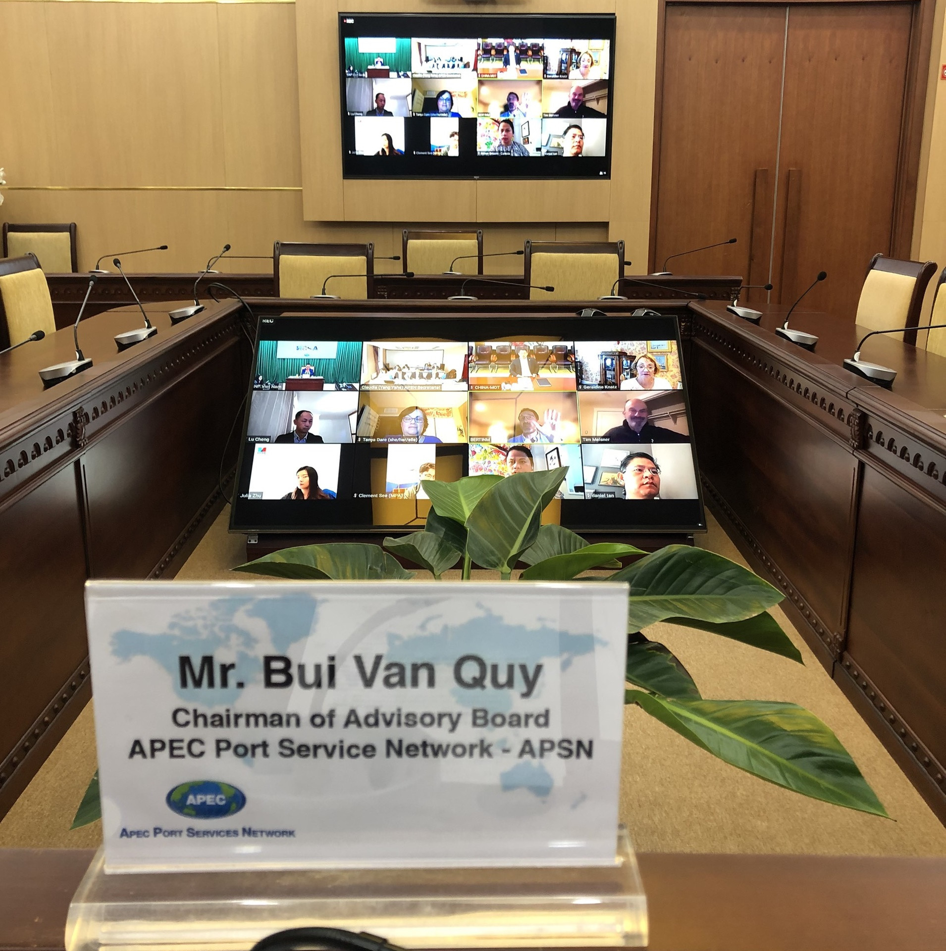 Phiên họp thường niên Hội đồng cố vấn cảng biển APEC lần thứ 10 diễn ra theo hình thức trực tuyến