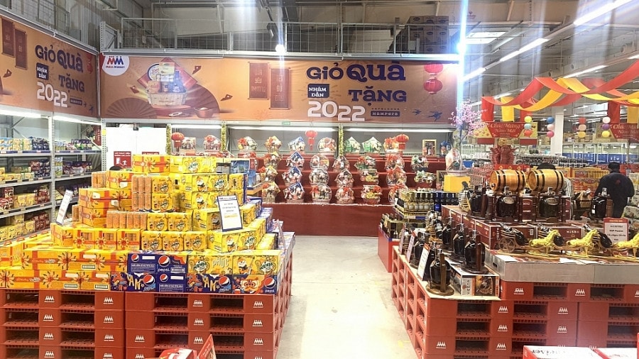 Hàng Việt chiếm lĩnh trong các giỏ quà Tết