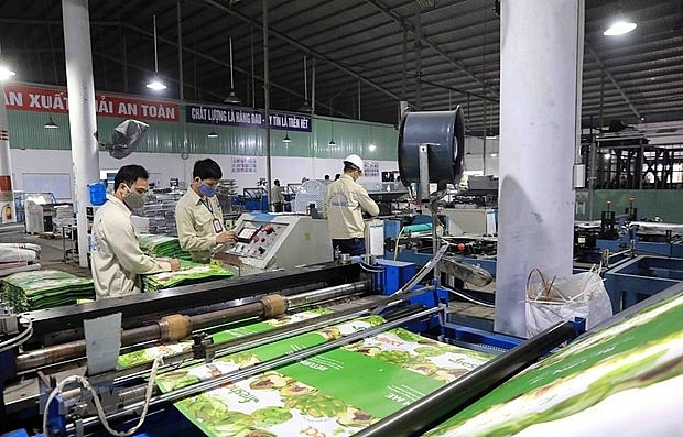 Dây chuyền sản xuất các sản phẩm bao bì tại Công ty Cổ phần Bao bì Thuận Đức