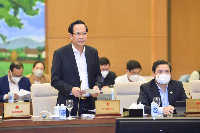 Bộ trưởng Đào Ngọc Dung: Điều chỉnh giờ làm thêm là yêu cầu cấp thiết và khách quan từ thực tiễn cuộc sống - Ảnh: VGP/Lê Sơn