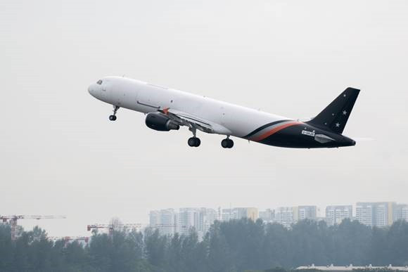 Titan Airways A321P2F - ST Engineering