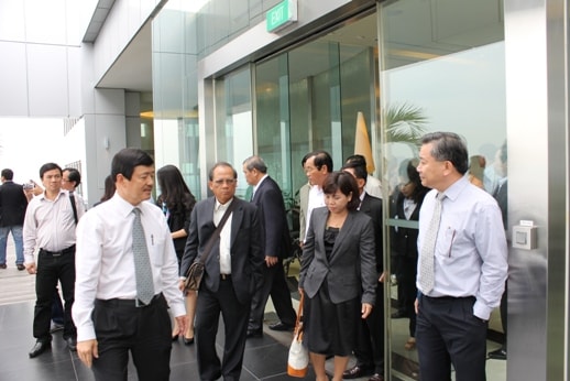 Đoàn lãnh đạo Bà Rịa – Vũng Tàu thăm cảng Singapore