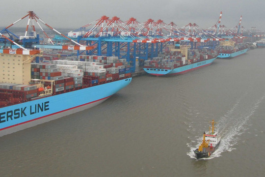 Maersk tăng cước tuyến Á-Âu