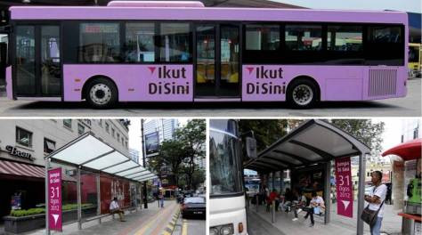 Kuala Lumpur – Miễn phí xe buýt cho khách du lịch