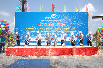 Lễ khởi công Công trình bến tàu 30.000 DWT tại Cảng Gò Dầu
