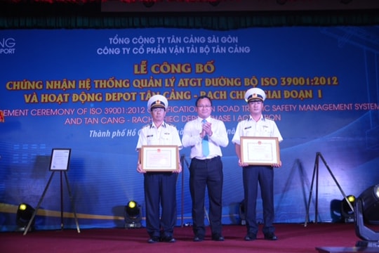 Công ty vận tải bộ Tân cảng vận hành theo tiêu chuẩn Quốc tế - ISO 39001:2012