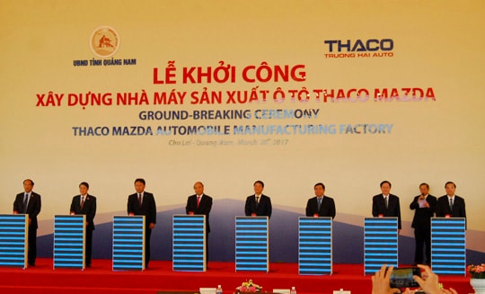 Khởi công xây dựng nhà máy Thaco Mazda