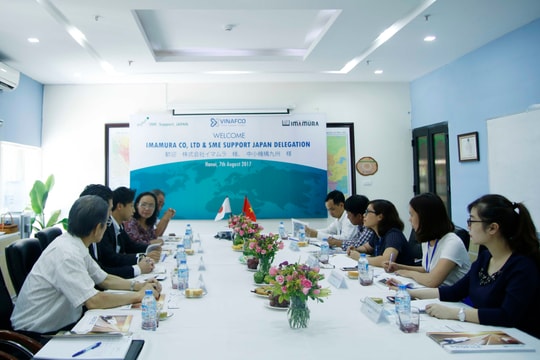 Vinafco tiếp đón đoàn đại biểu Bộ Kinh tế, thương mại - công nghiệp Nhật Bản