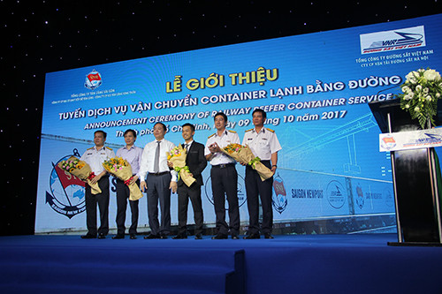 Tân Cảng Sài Gòn: Khai trương tuyến vận chuyển container lạnh bằng đường sắt