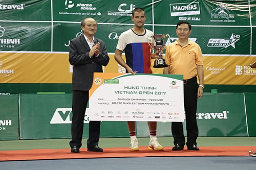 Giải quần vợt quốc tế “Hưng Thịnh Vietnam open 2017”: Cơ hội để các tay vợt trẻ Việt Nam tiến nhanh
